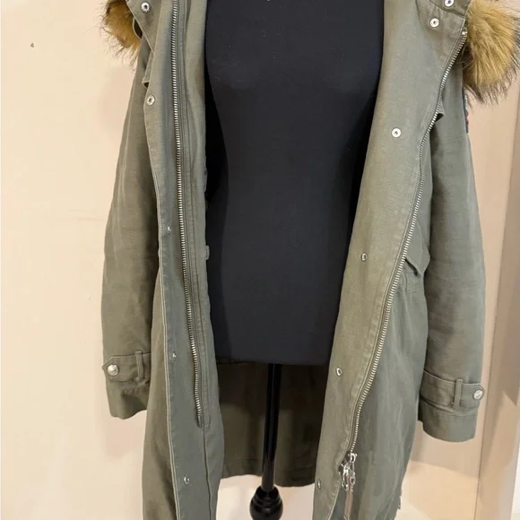 True Religion Military Inspired Distressed Parka - Picture 9 of 11